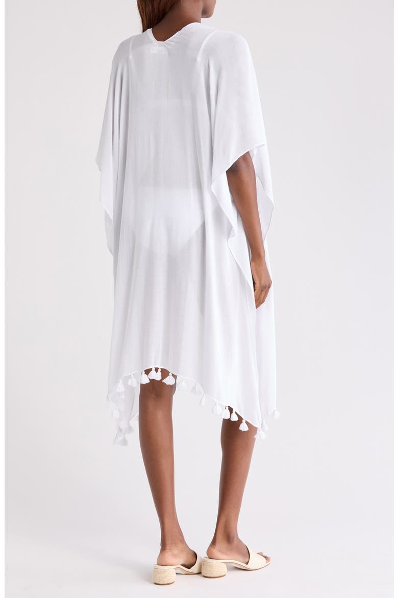 Print Tassel Duster, Alternate, color, WHITE