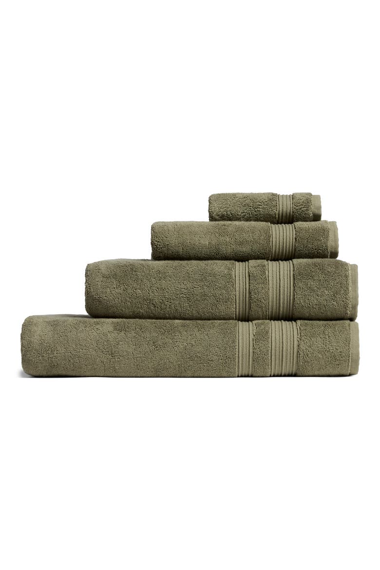 Classic Turkish Cotton Washcloth, Alternate, color, THYME