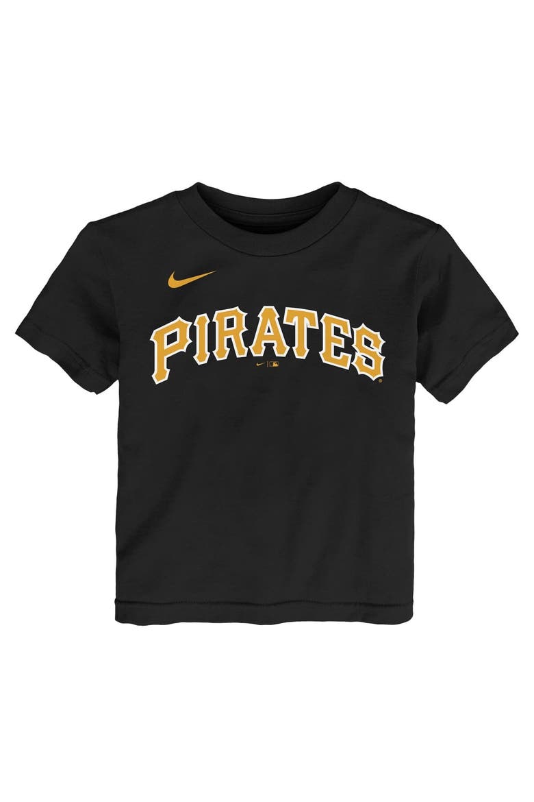Toddler Paul Skenes Black Pittsburgh Pirates Name & Number T-Shirt, Alternate, color, Black