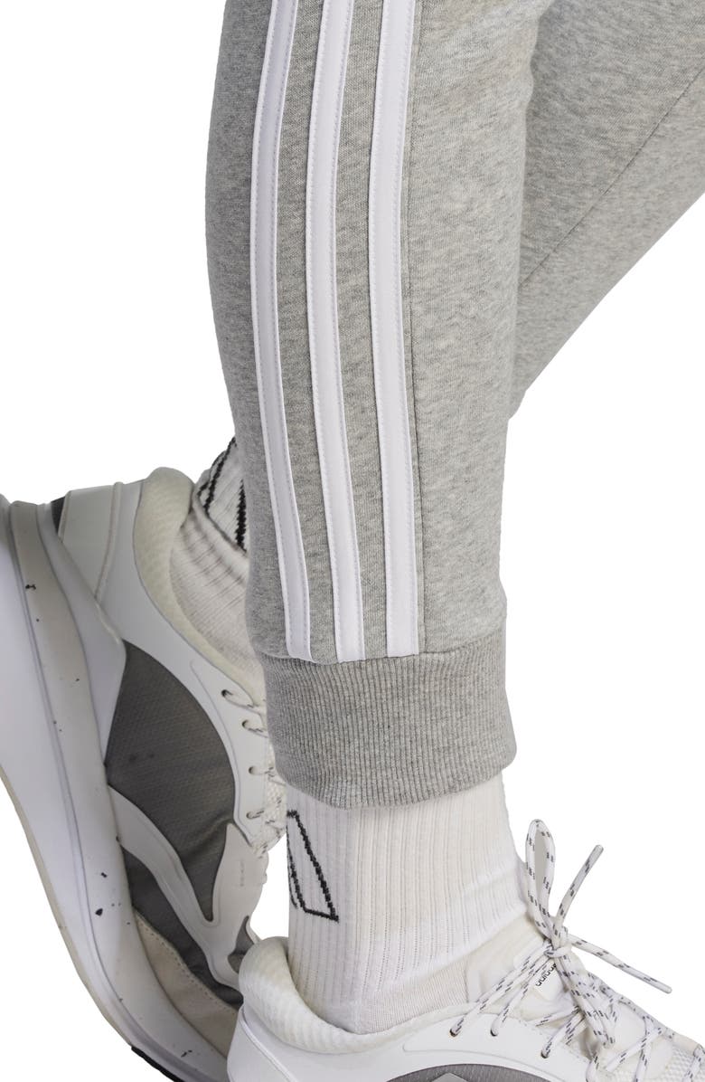 adidas Essentials 3-Stripe Fleece Pants, Alternate, color,