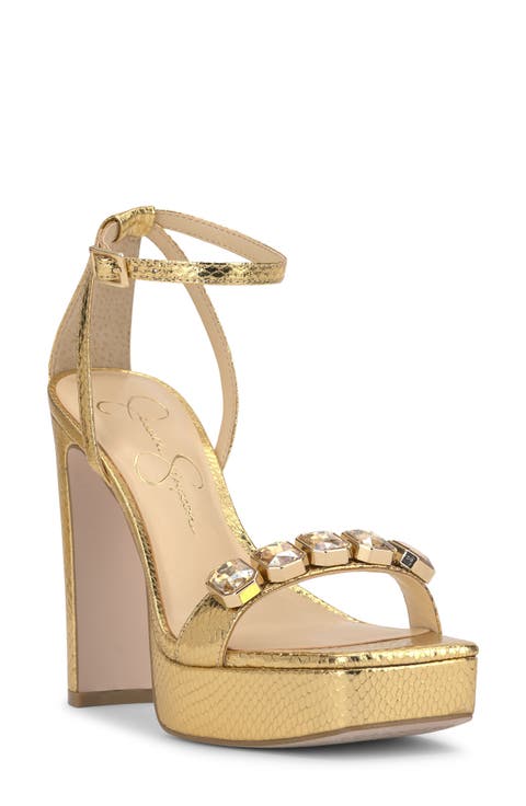 Callirah Ankle Strap Platform Sandal (Women)
