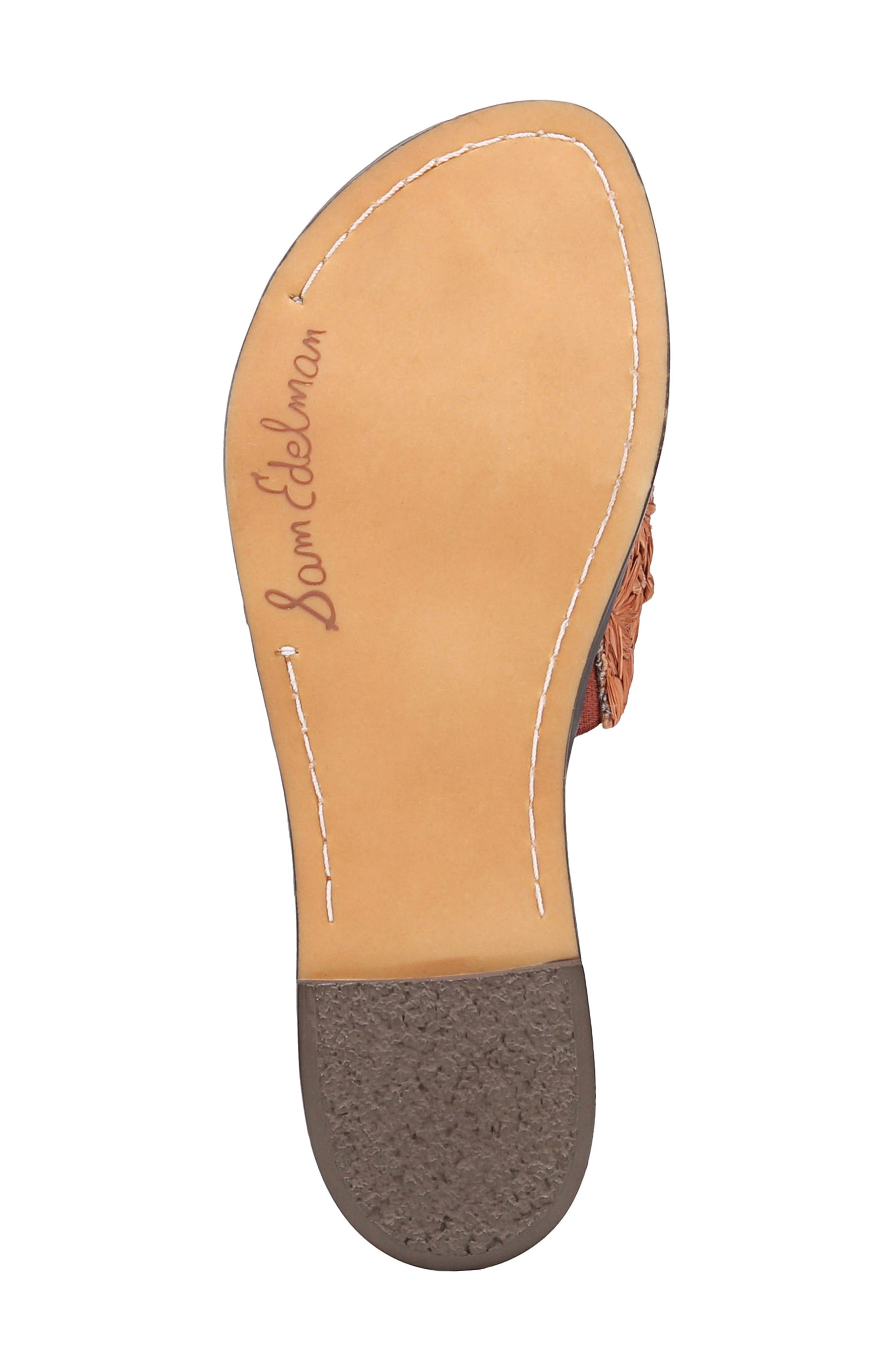 Sam Edelman Giovanna Raffia Slide Sandal, Alternate, color, 