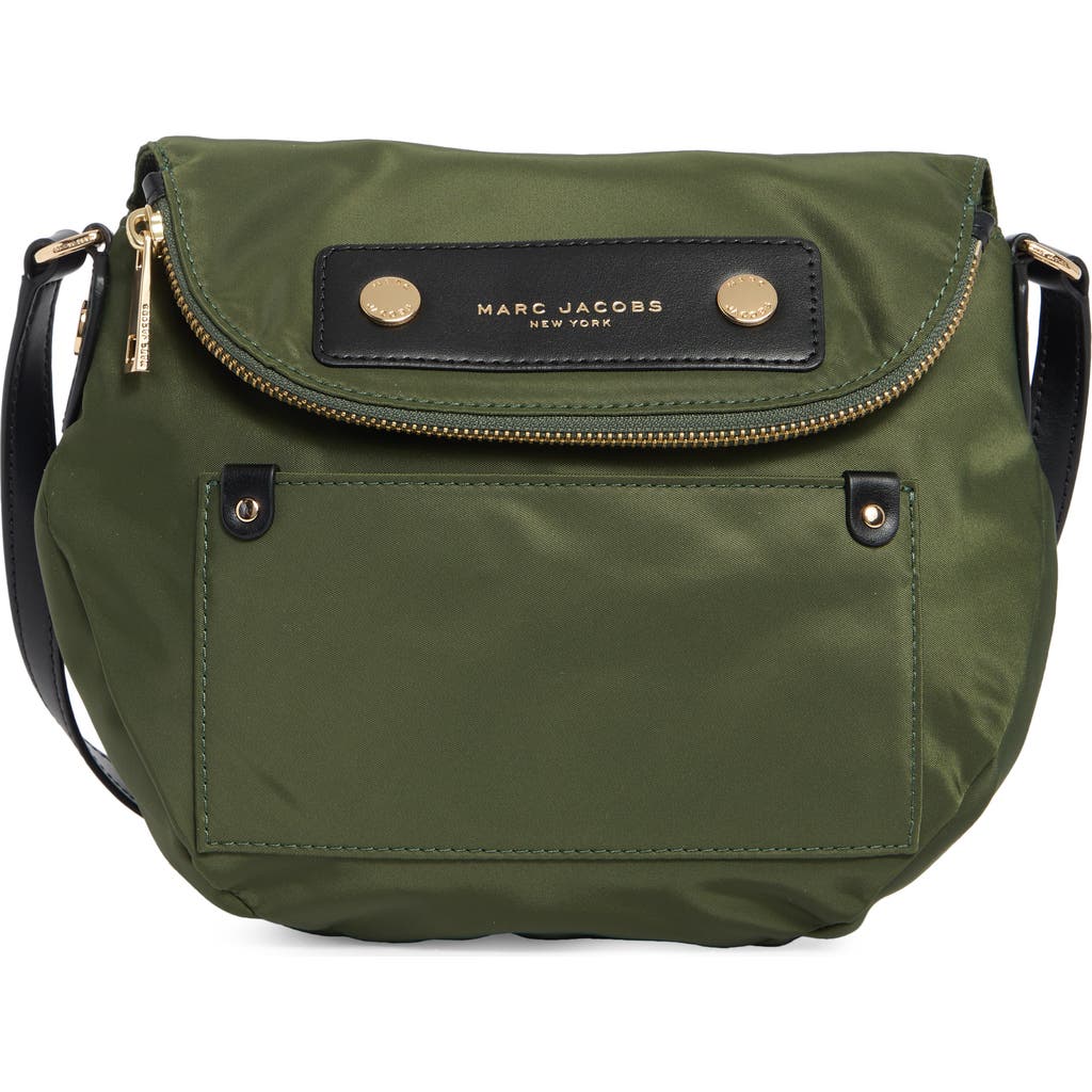 Marc Jacobs Preppy Nylon Mini Messenger Bag In Green