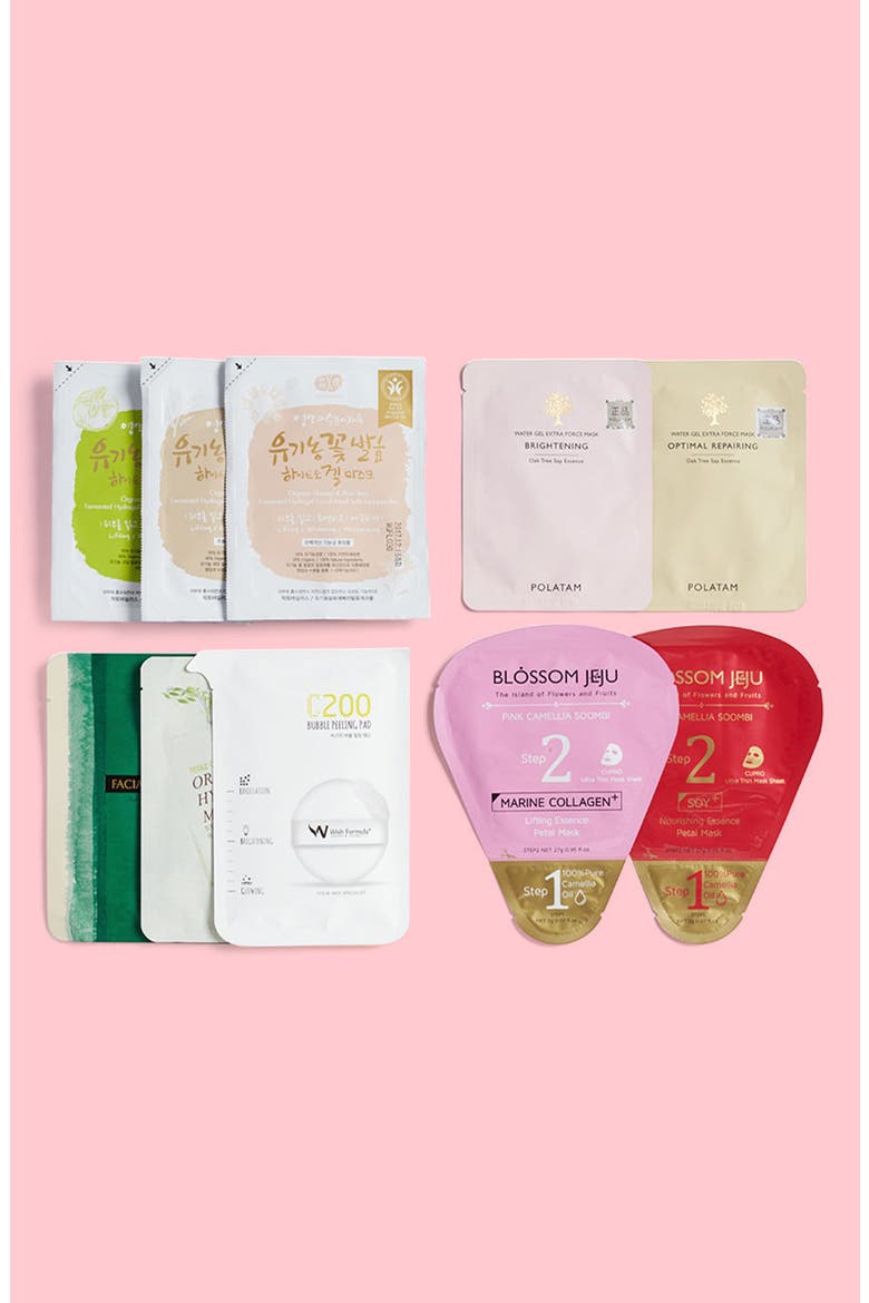 10 Days to Glow Hydrogel Beauty Mask Set, Main, color, NONE