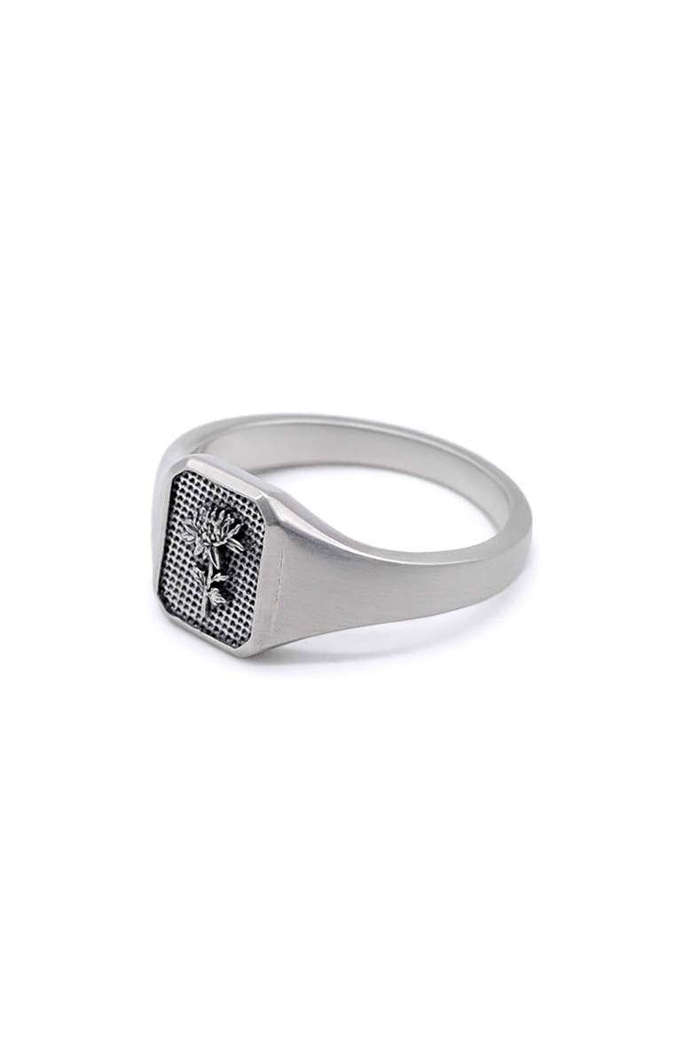 Serge DeNimes Silver Chrysanth Ring, Alternate, color, Silver
