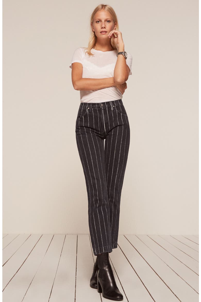 Roper Crop Straight Leg Jeans, Alternate, color, SULU