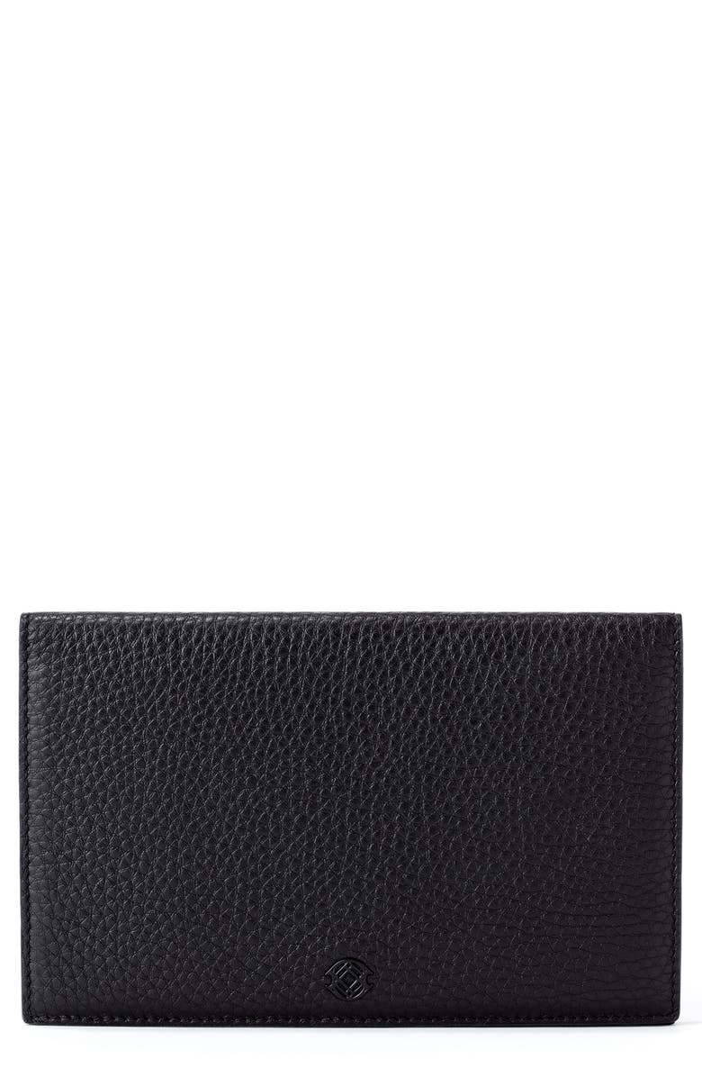 Dagne Dover Accordion Leather Travel Wallet, Main, color,