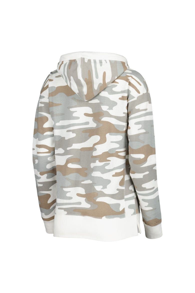 Women's Pressbox Camo Wisconsin Badgers San Pablo Pullover Hoodie, Alternate, color, Camo
