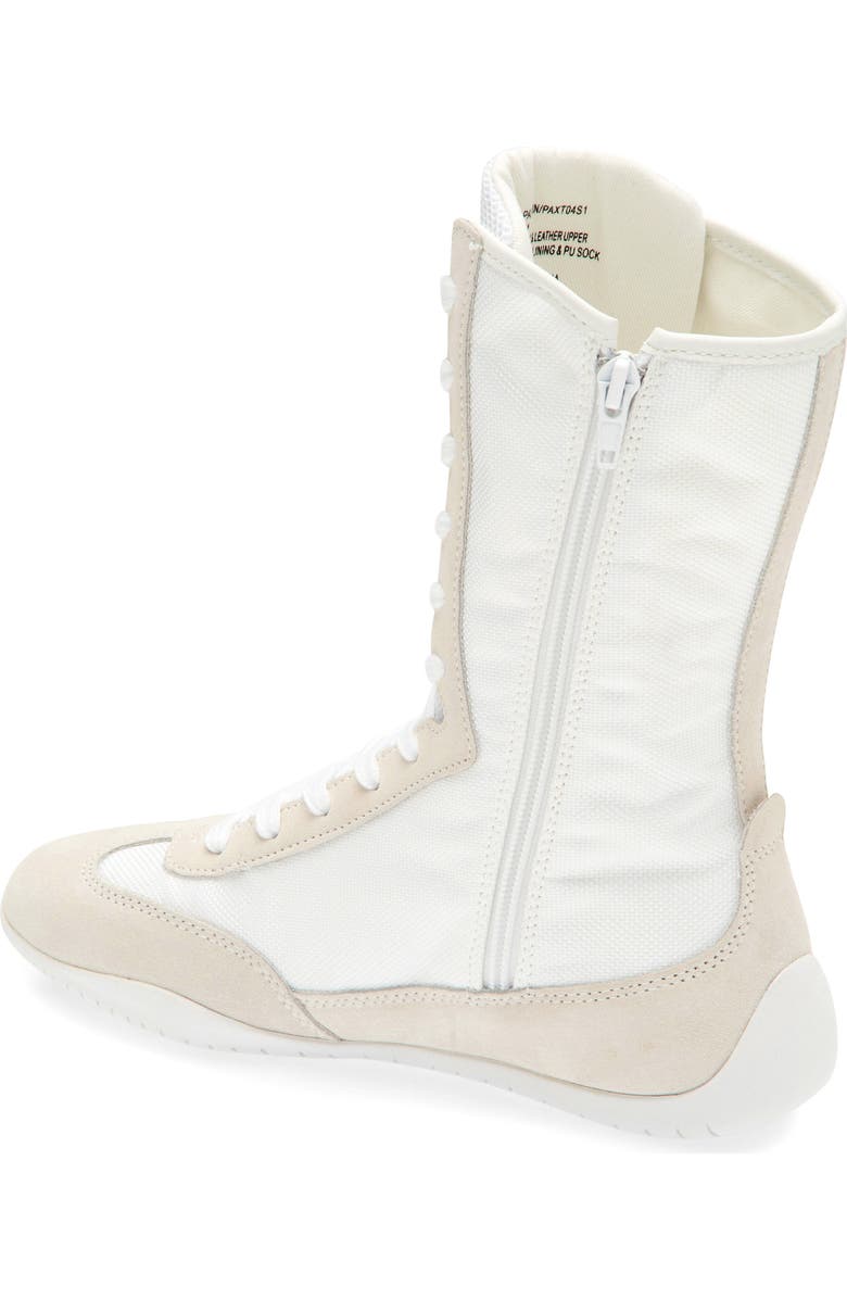 Steve Madden Paxtin Lace Up Boot, Alternate, color, White Multi