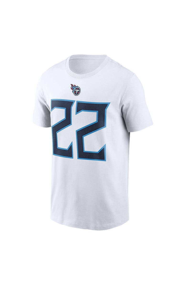 Nike Men's Nike Derrick Henry White Tennessee Titans Name & Number T-Shirt, Alternate, color, 