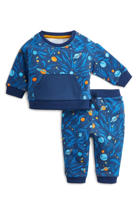 Space French Terry Sweatshirt & Sweatpants Set
