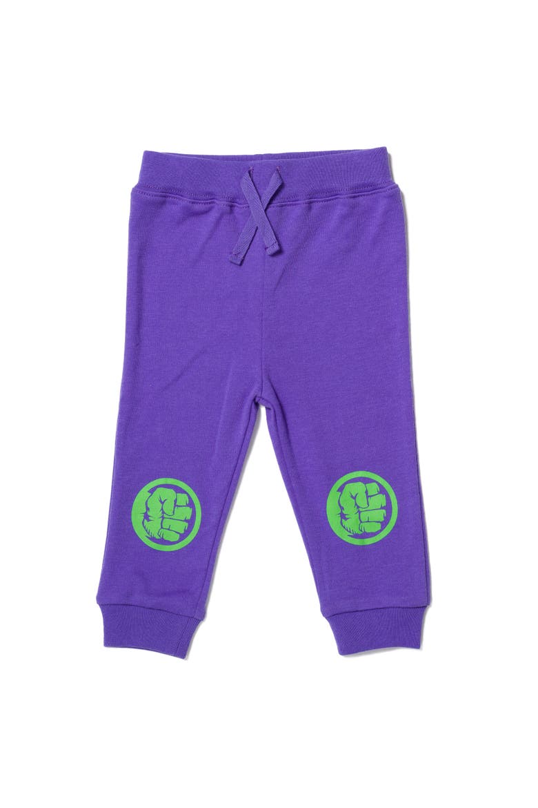 Avengers The Hulk Cosplay Bodysuit Pants and Hat Set, Alternate, color, Hulk Green Purple