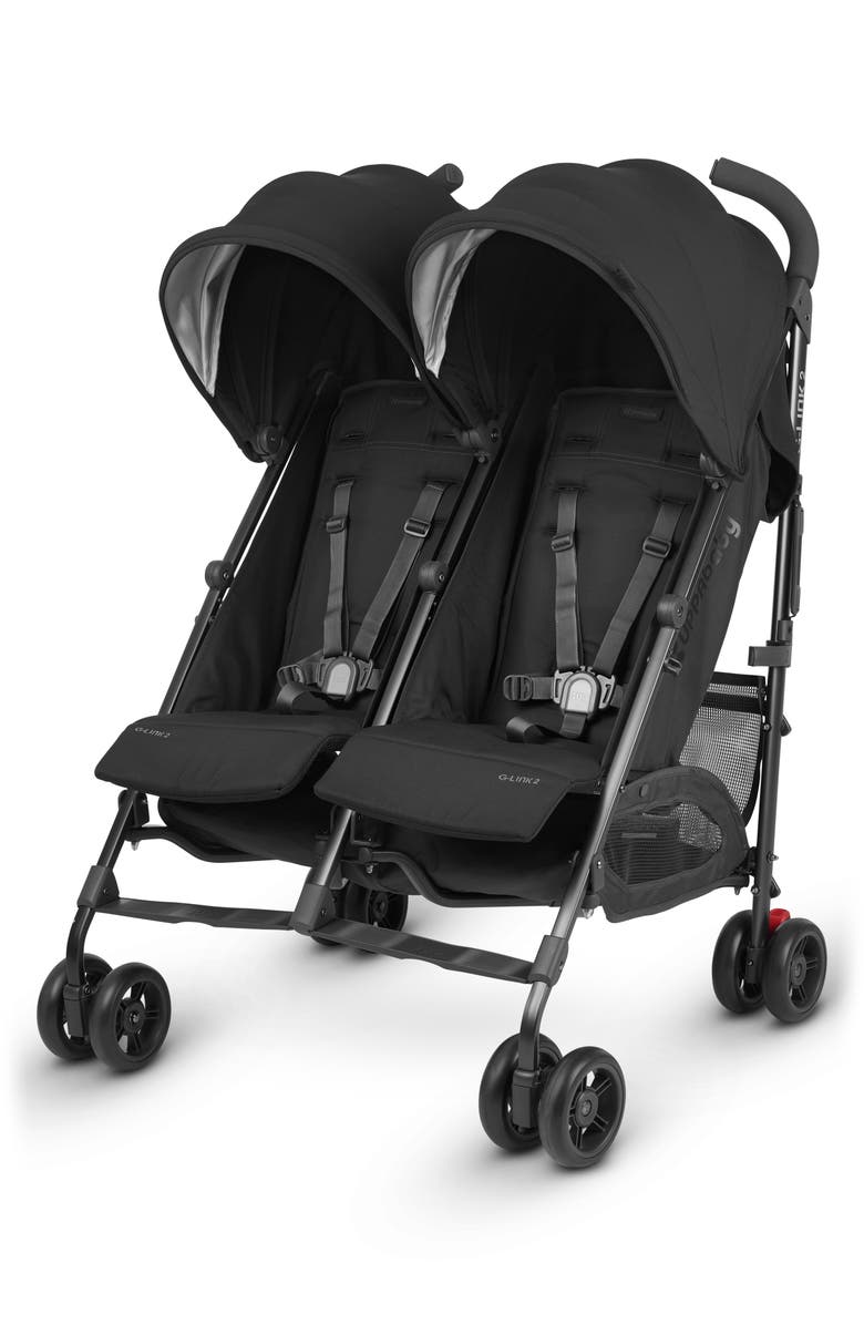 UPPAbaby G-LINK 2 Reclining Side by Side Umbrella Stroller, Main, color, 