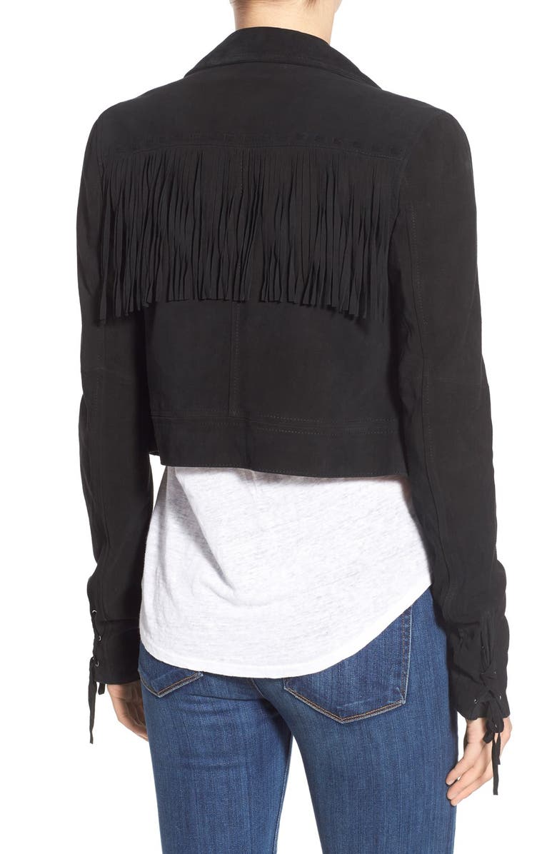 PAIGE 'Darlene' Suede Jacket, Alternate, color,