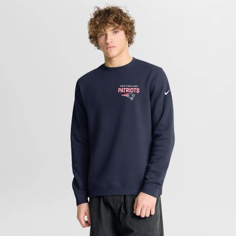Men
s Nike Navy New England Patriots Primetime Club Fleece Pullover Sweatshirt