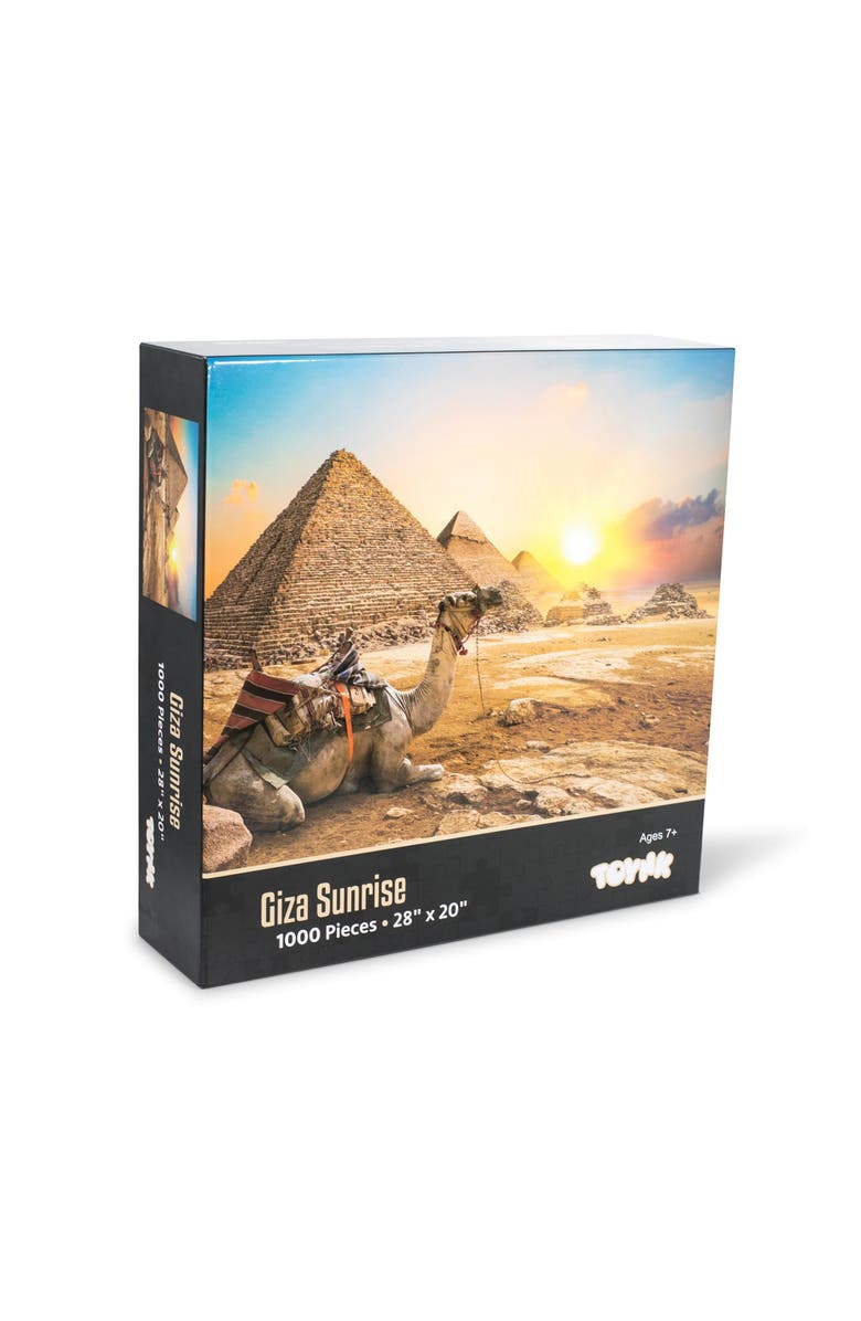Toynk Giza Sunrise Ancient Egypt Pyramid Puzzle | 1000 Piece Jigsaw Puzzle, Main, color, Multi-Color