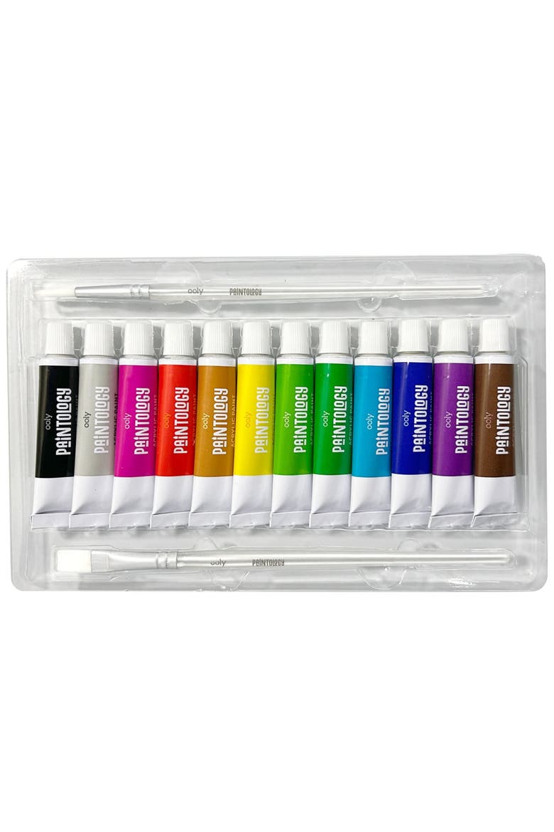 Paintology Acrylic Paint Set, 12 Classic Colors, Alternate, color, Multicolored