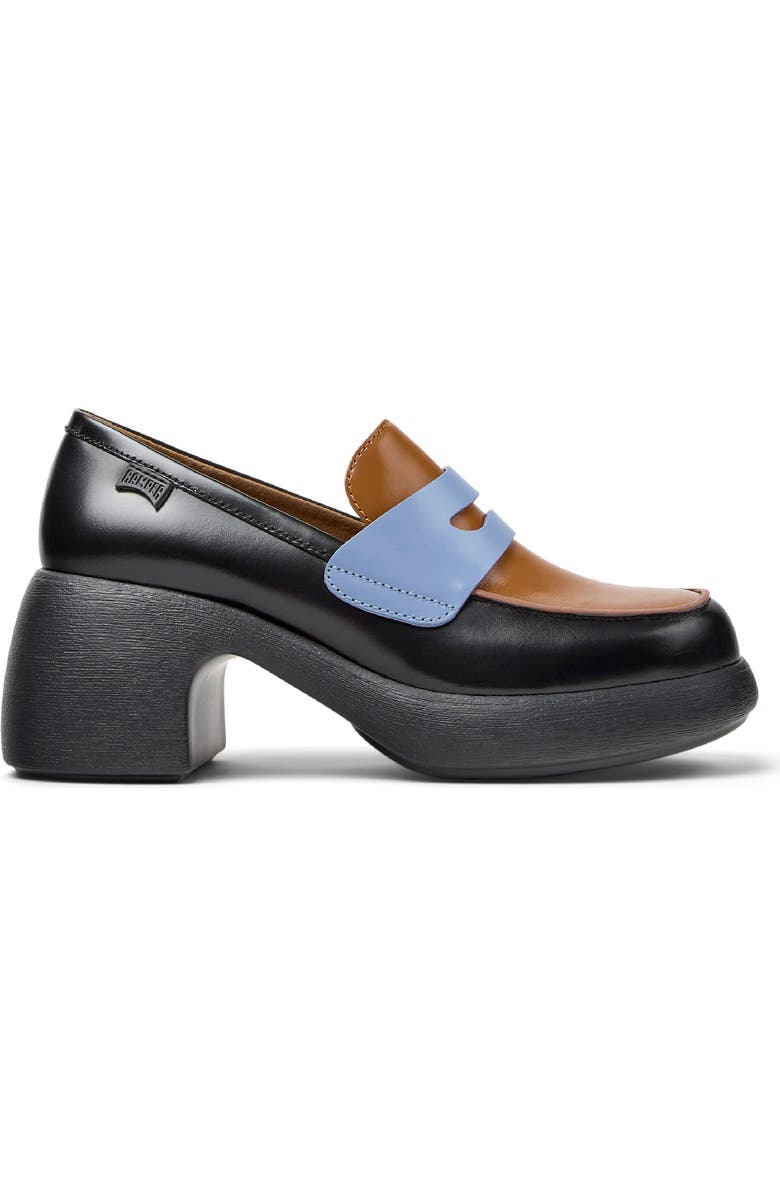 Camper Thelma II Platform Loafer, Alternate, color, Multi - Tan Assorted