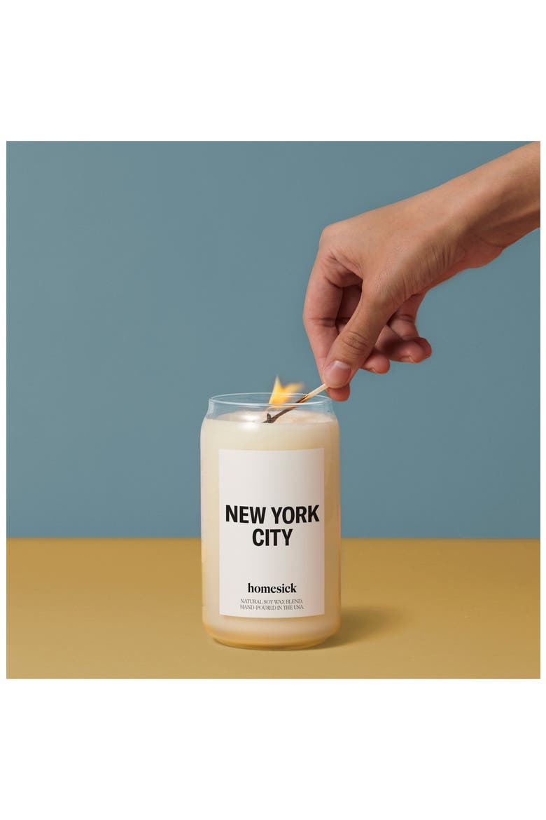 New York City Soy Wax Candle, Alternate, color, WHITE