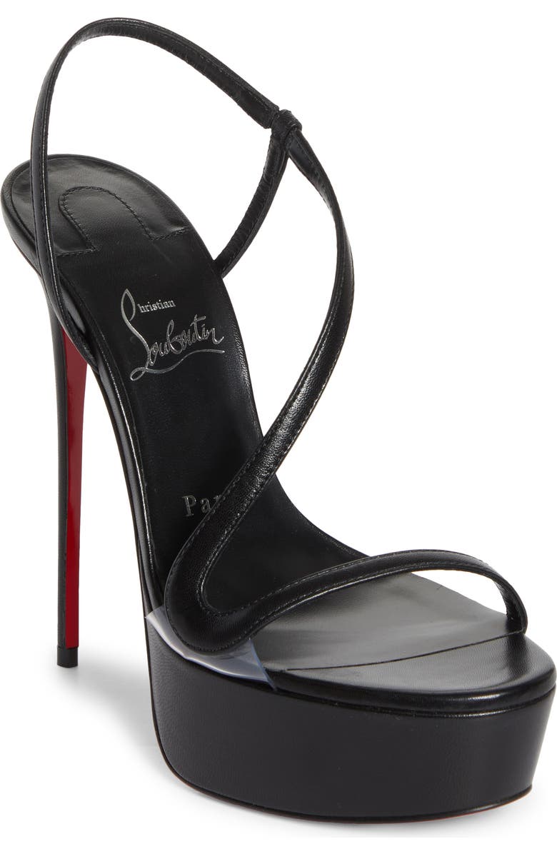 Christian Louboutin Rosalie Alta Platform Slingback Sandal, Main, color,