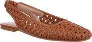 Nordstrom Arabella Woven Slingback Flat