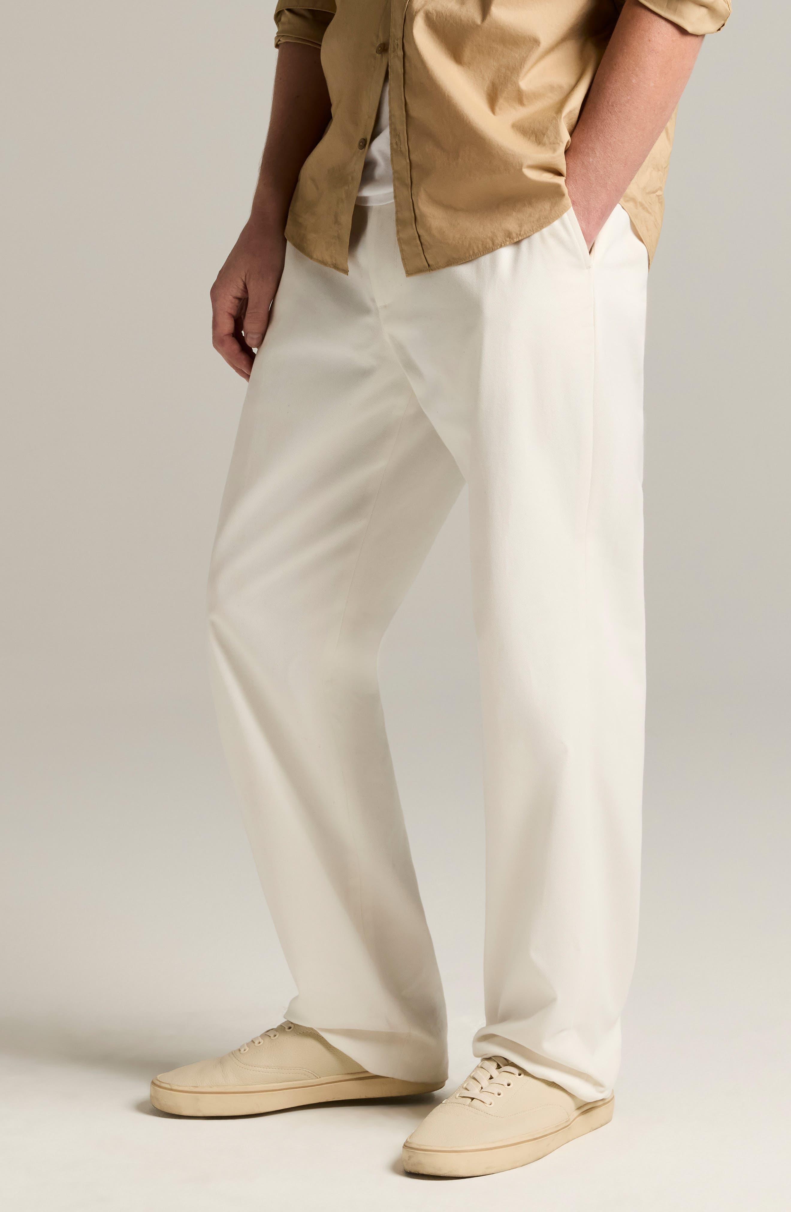 Vince Louie Cotton & Linen Chinos — фото 3