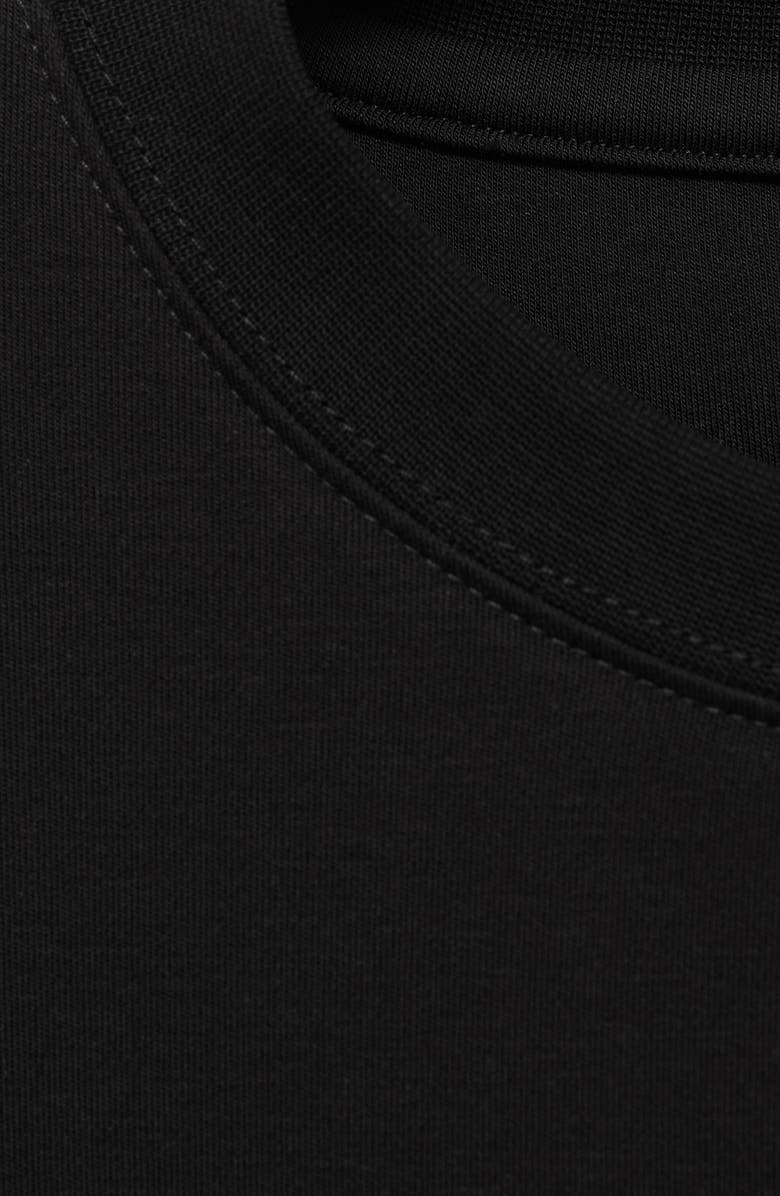 MANGO Oversize Stretch Cotton T-Shirt, Alternate, color, 