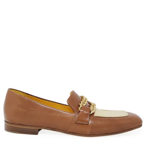 Flat Loafer With Chain