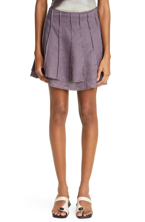Juju Pleated Layered Skirt