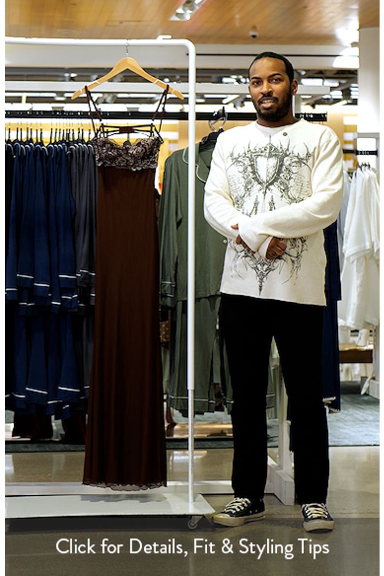 Silo Lace Trim Maxi Dress video