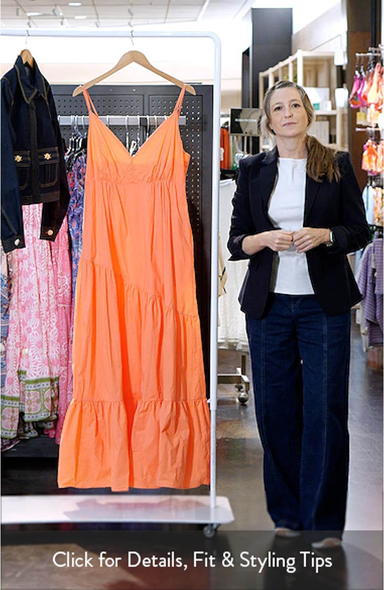 Forbes Tiered Cotton Maxi Dress, sales video thumbnail