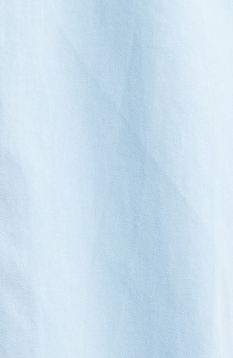 Service Works Script Logo Organic Cotton Camp Shirt, Alternate, color, Powder