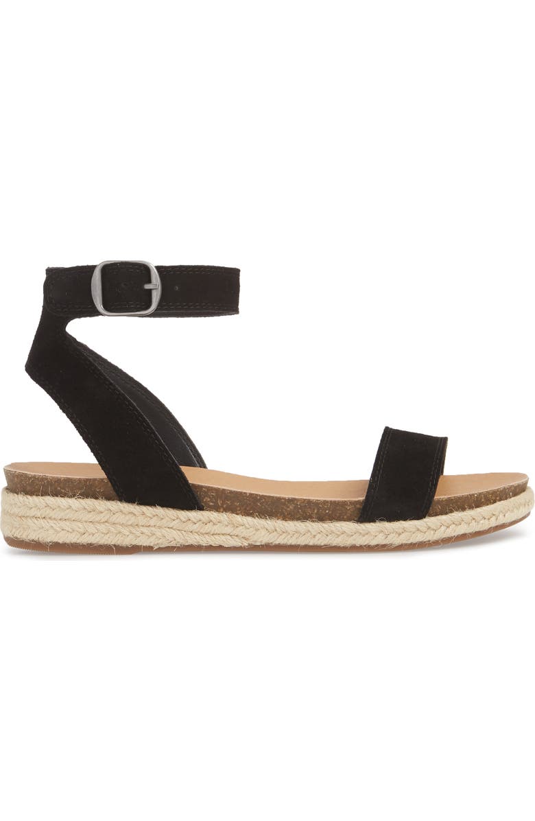 Lucky Brand Garston Espadrille Sandal, Alternate, color, Black