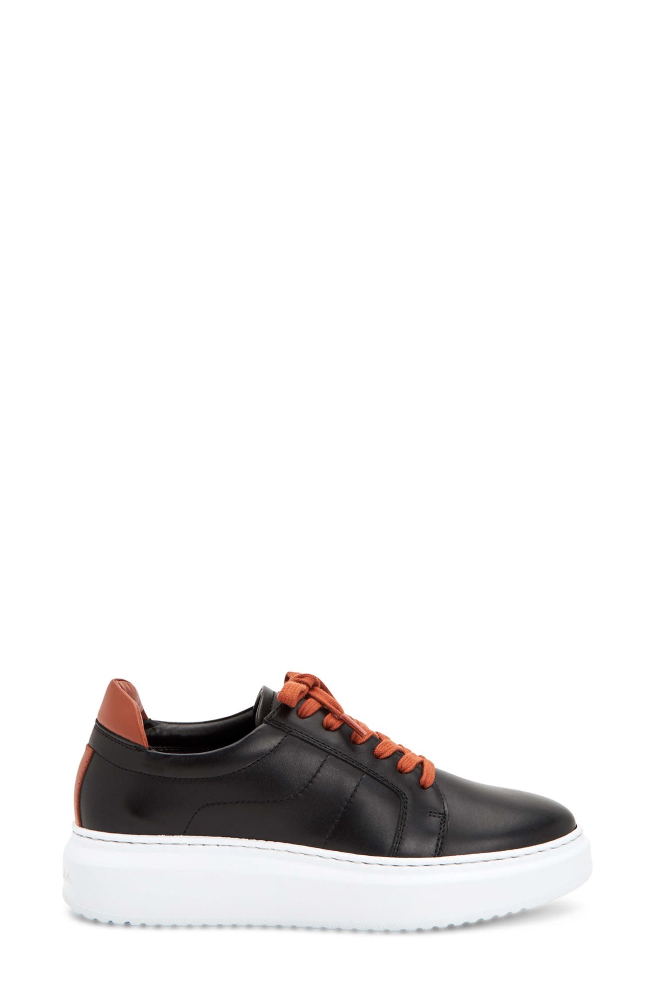 Aquatalia Liz Calfskin Leather Sneaker, Alternate, color, 