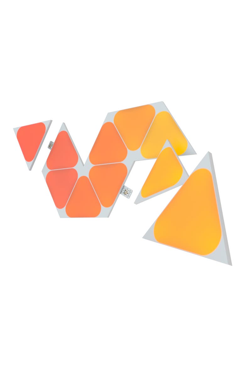 10-Pack Mini Triangle Light Panels Expansion Pack, Alternate, color, MULTICOLOR