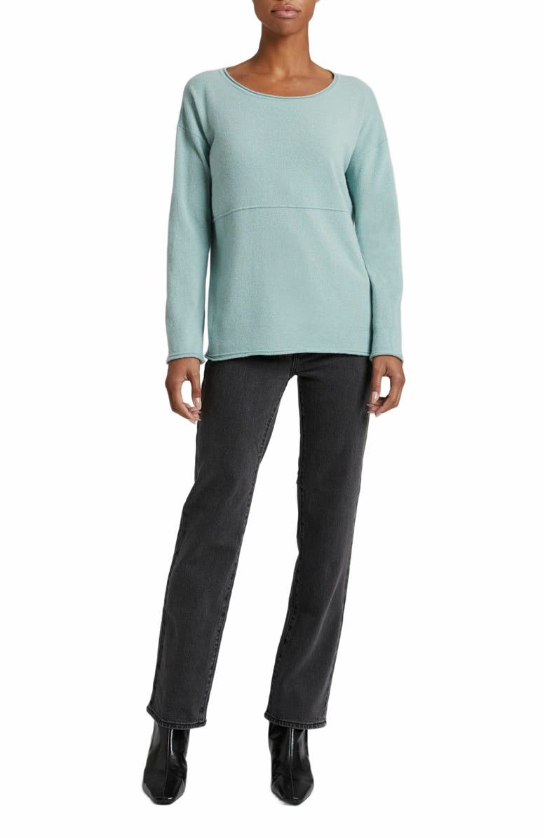 Santorelli MISHA Relaxed Fit Sweater in Cashmere Blend, Alternate, color, 