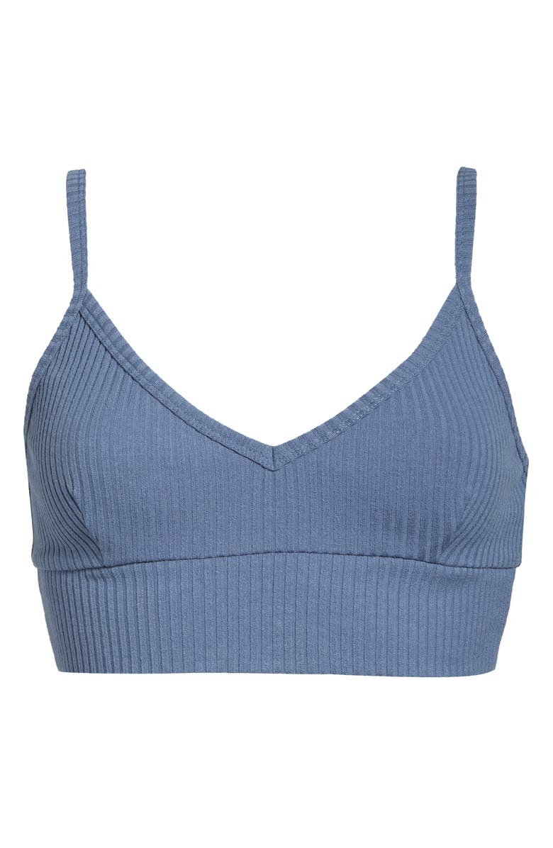 Onia Longline Lounge Cotton Bralette, Alternate, color, 