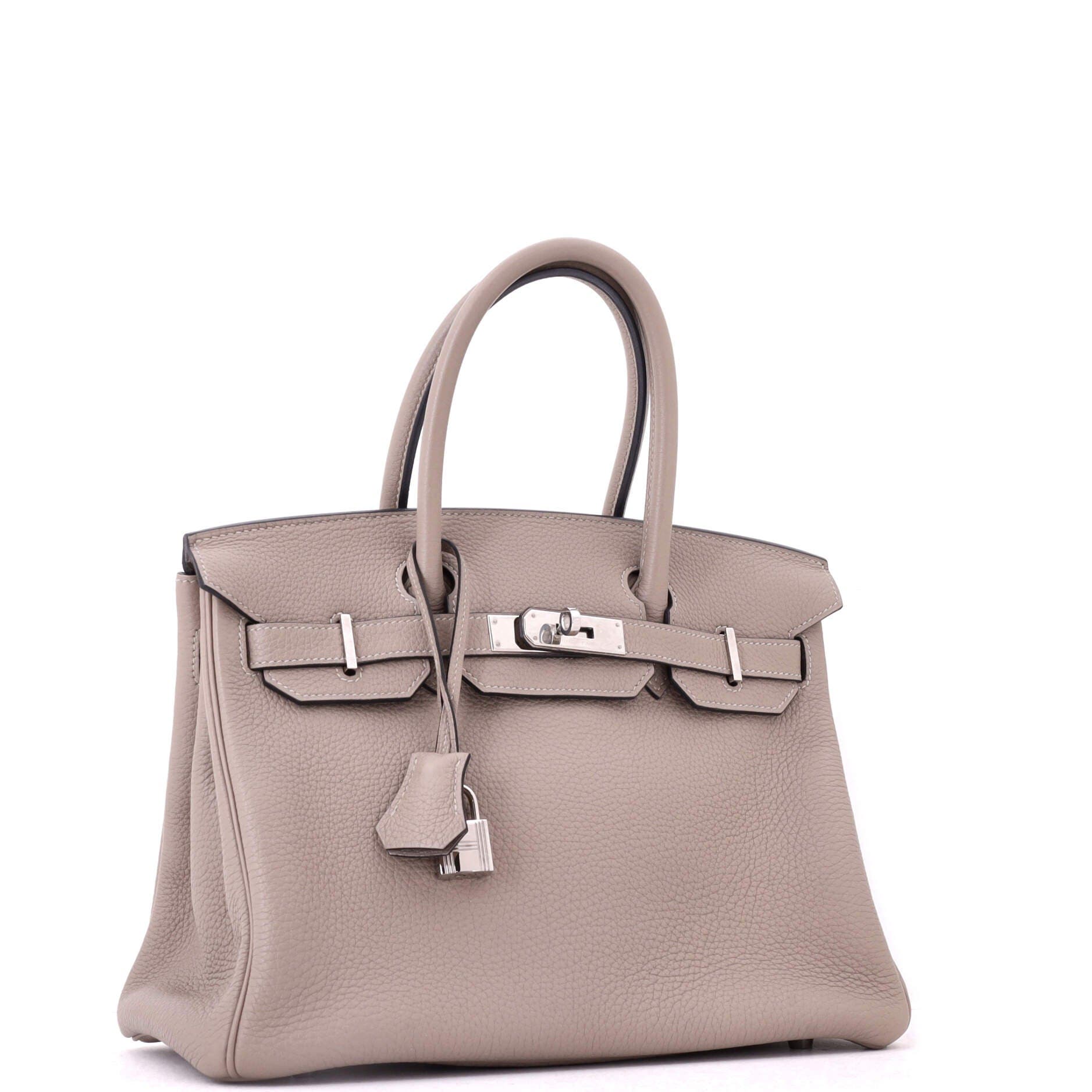 Birkin Handbag Grey Togo with Palladium Hardware 30, Alternate, color, Grey