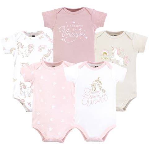 Cotton Bodysuits 5-Pack (Baby)