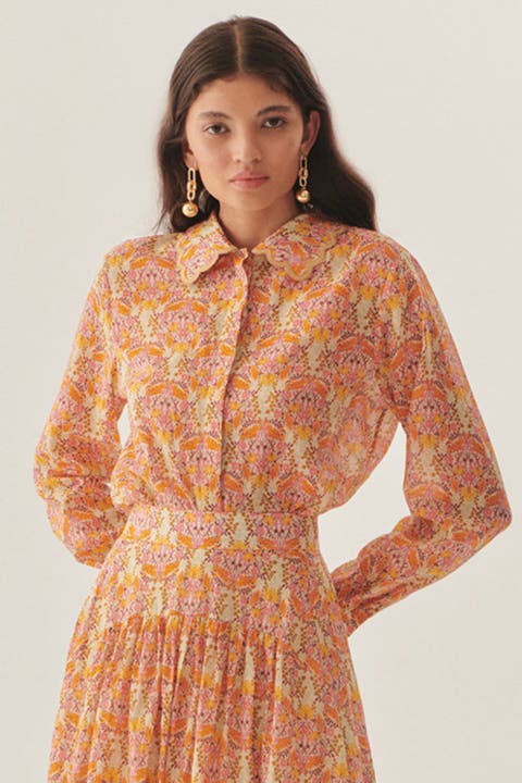 Eloise Collar Floral Shirt