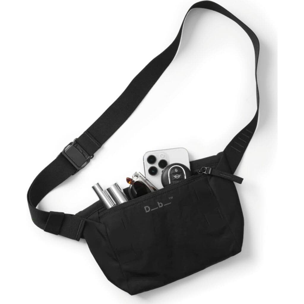D_b_ Freya Large Fanny Pack, Alternate, color, Black Out