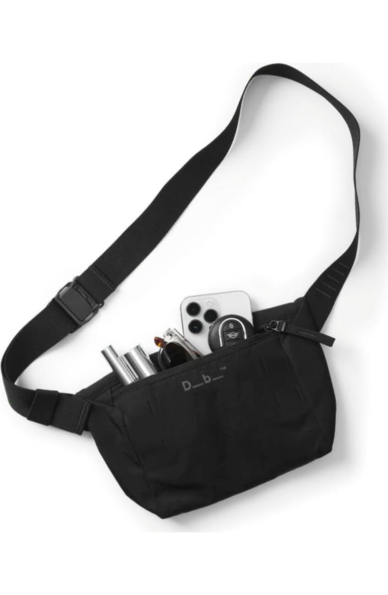D_b_ Freya Large Fanny Pack, Alternate, color, Black Out