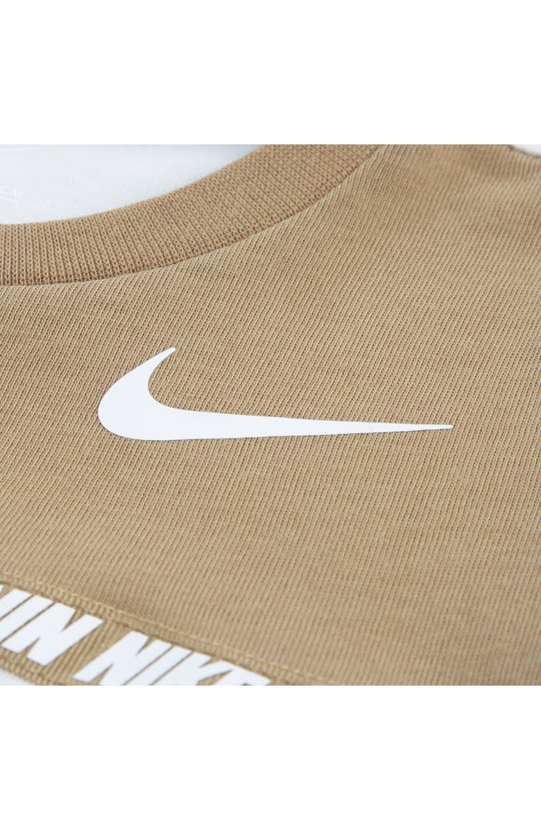 Nike French Terry T-Shirt & Shorts, Alternate, color, Parachute Beige
