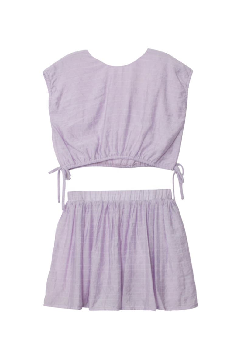 Mabel + Honey Girlypop Two Piece Set Purple, Main, color, Purple