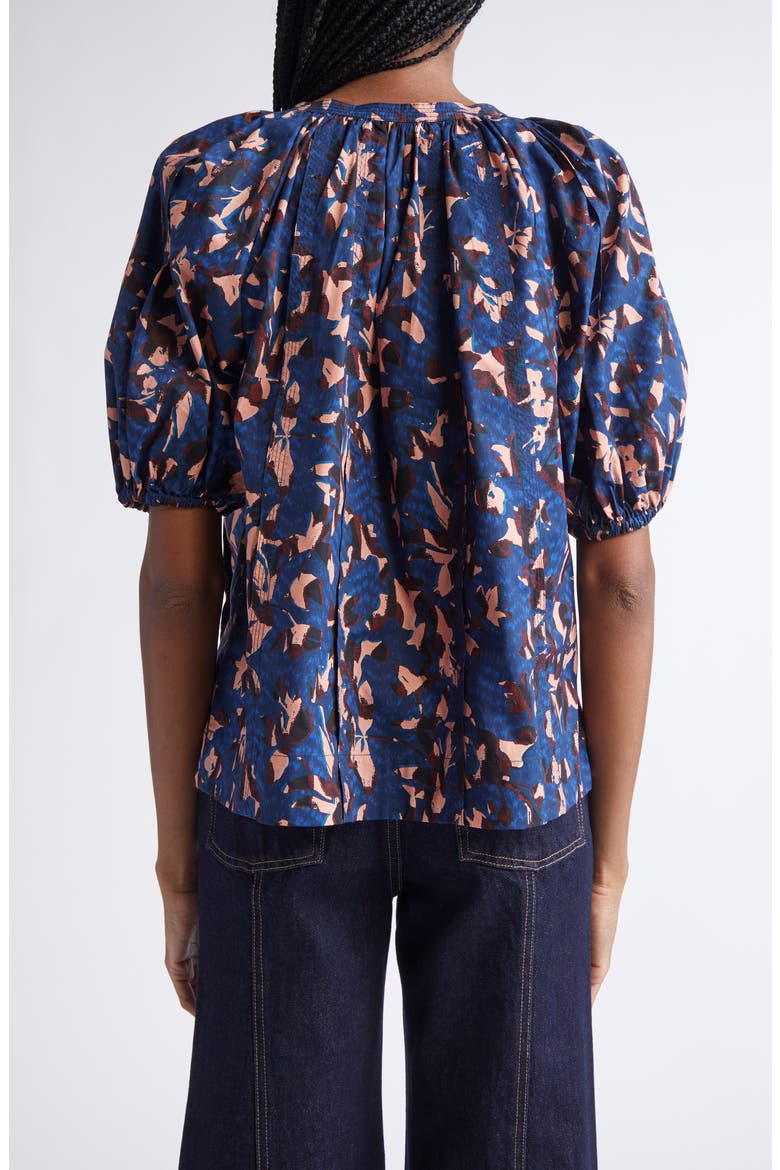 Tie Neck Puff Sleeve top, Alternate, color, MIRAGE