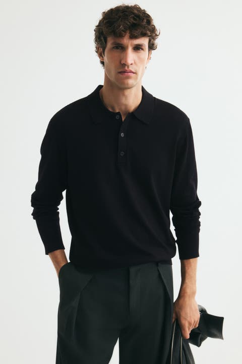 Regular-fit Knit Polo Shirt