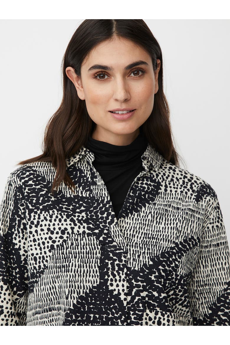 MaIduki 3/4 Sleeve V-Neck Shirt, Alternate, color, Black
