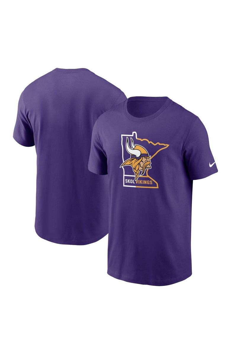 Nike Men's Nike Purple Minnesota Vikings Essential Local Phrase T-Shirt, Main, color, 