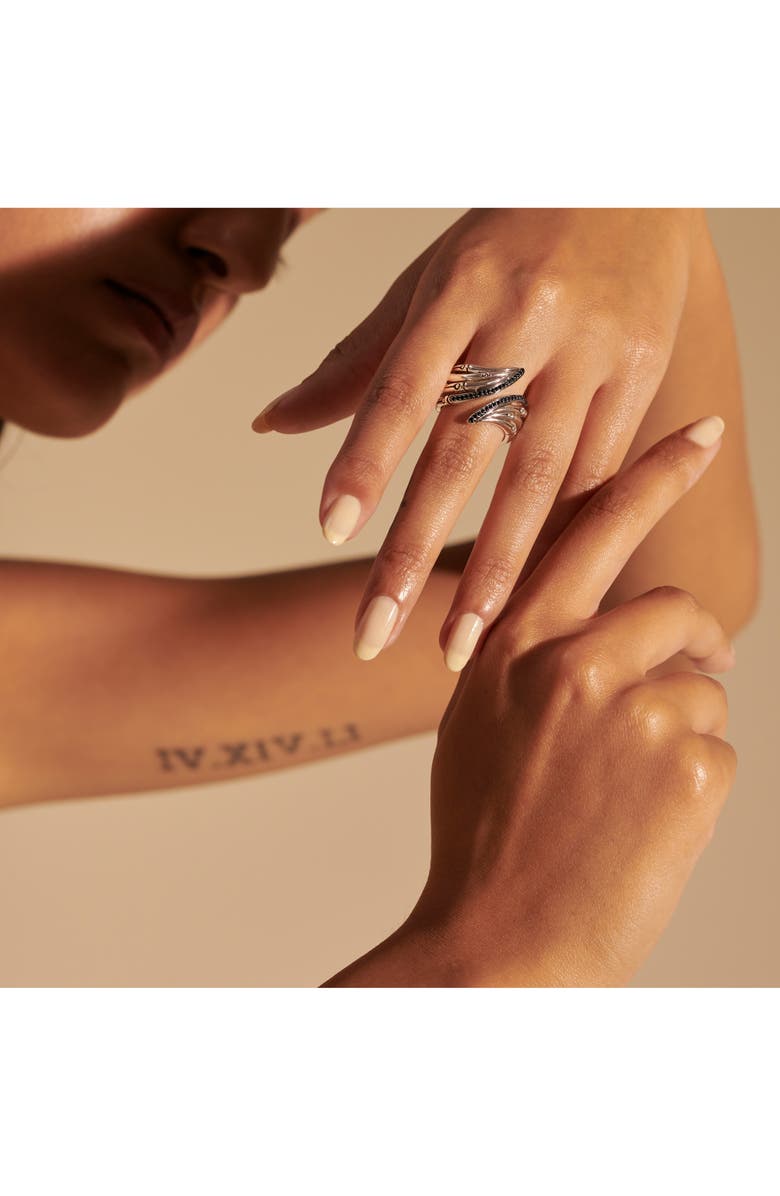 John Hardy Bamboo Sterling Silver & Stone Ring, Alternate, color,