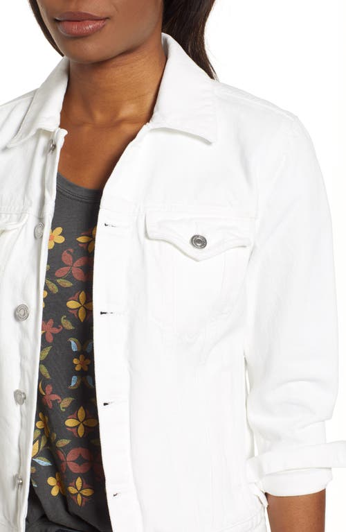 Shop Lucky Brand Trucker Jacket In Clean White